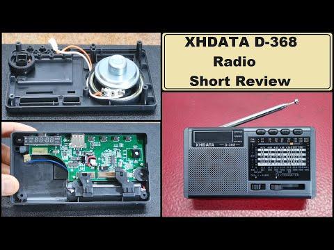 XHDATA D-368 Portable Radio short review