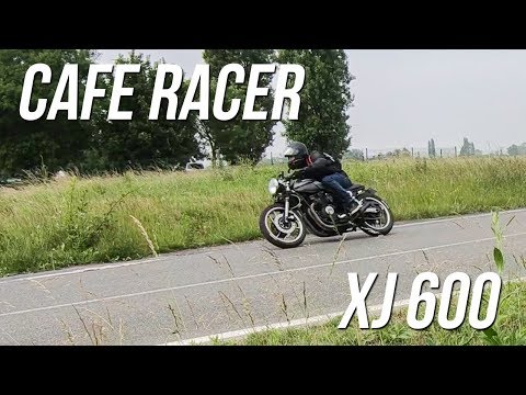 XJ 600 Cafe Racer Riding