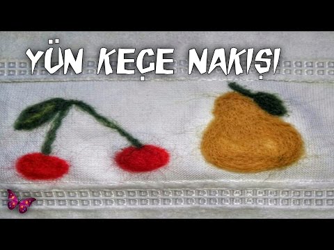 Y&amp;uuml;n ke&amp;ccedil;e nakışı nasıl yapılır / Hand Embroidery : with needle