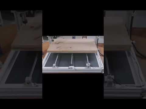 Y-axis Run Test of New Upgrade 5050 CNC Machine. #cnc #3018 #5050 #newmachine #shorts