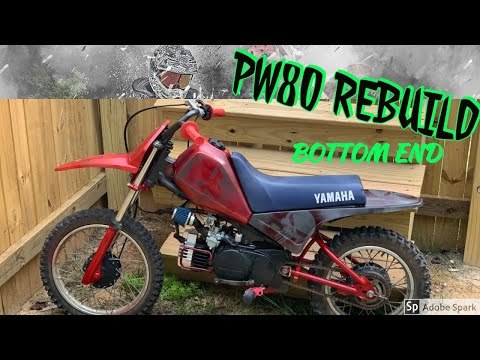 Yamaha Pw80 bottom end rebuild #pw80