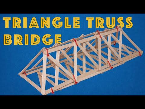 Young Engineers: Triangle Truss Bridge - Simple and Strong Engineering Project for Kids