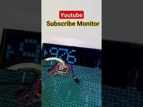 Youtube Subscribe Monitor 2 on Raspberrypico W #diy #shortvideo #gadgets #trending