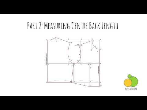 Yuzu and Pear: Drafting Bunka Block Part 2 - Measuring CBL