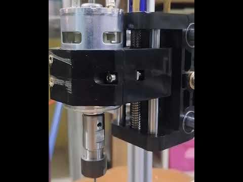 Z-axis Run Test of New Upgrade 5050 CNC Machine. #cnc #3018 #5050 #newmachine #shorts