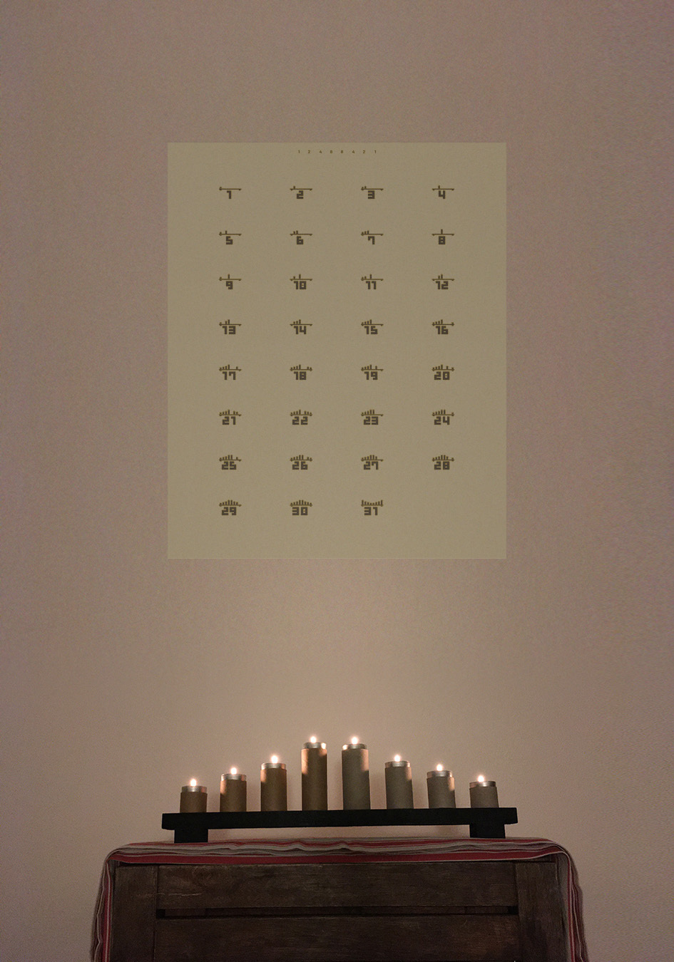 ZEN Toilet Roll Candle Stands, Candle Table &amp; Calendar.jpg