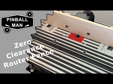 Zero Clearance Router Fence