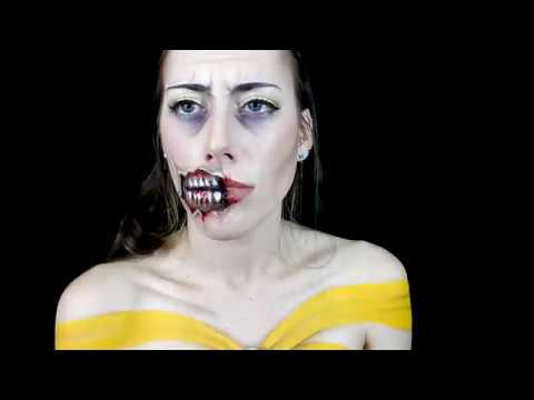 Zombie Belle! Face paint tutorial