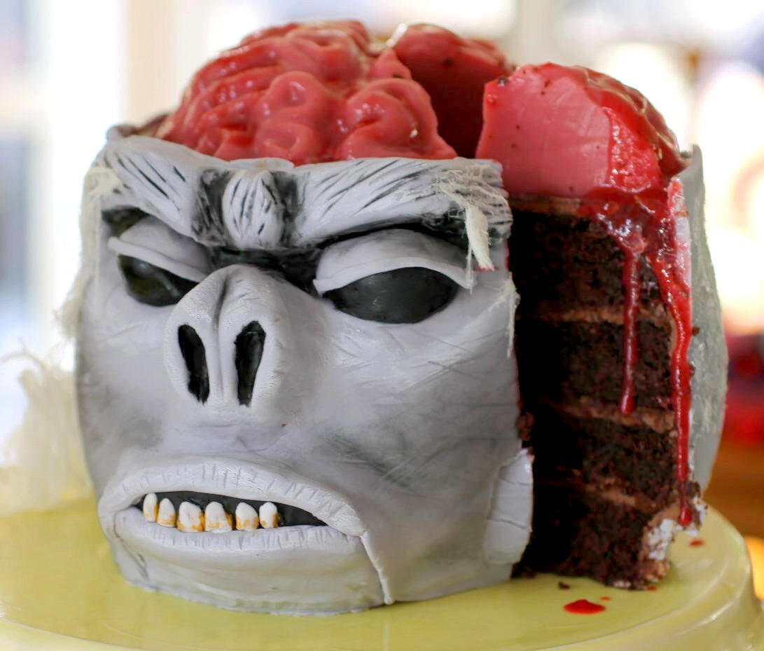 a Indiana Jones Monkey Brain Cake Monkey Birthday Cake Boys 4th bleeding slice.jpg