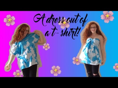 a dress out of a t shirt