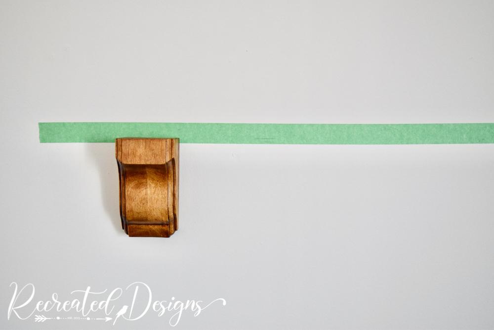 adding-corbels-reclaimed-wood-shelves-hanging-Recreated-Designs.jpg