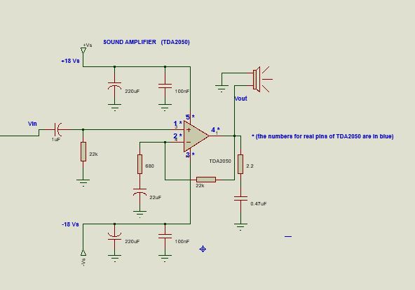 amplificador de sonido tda2050.JPG