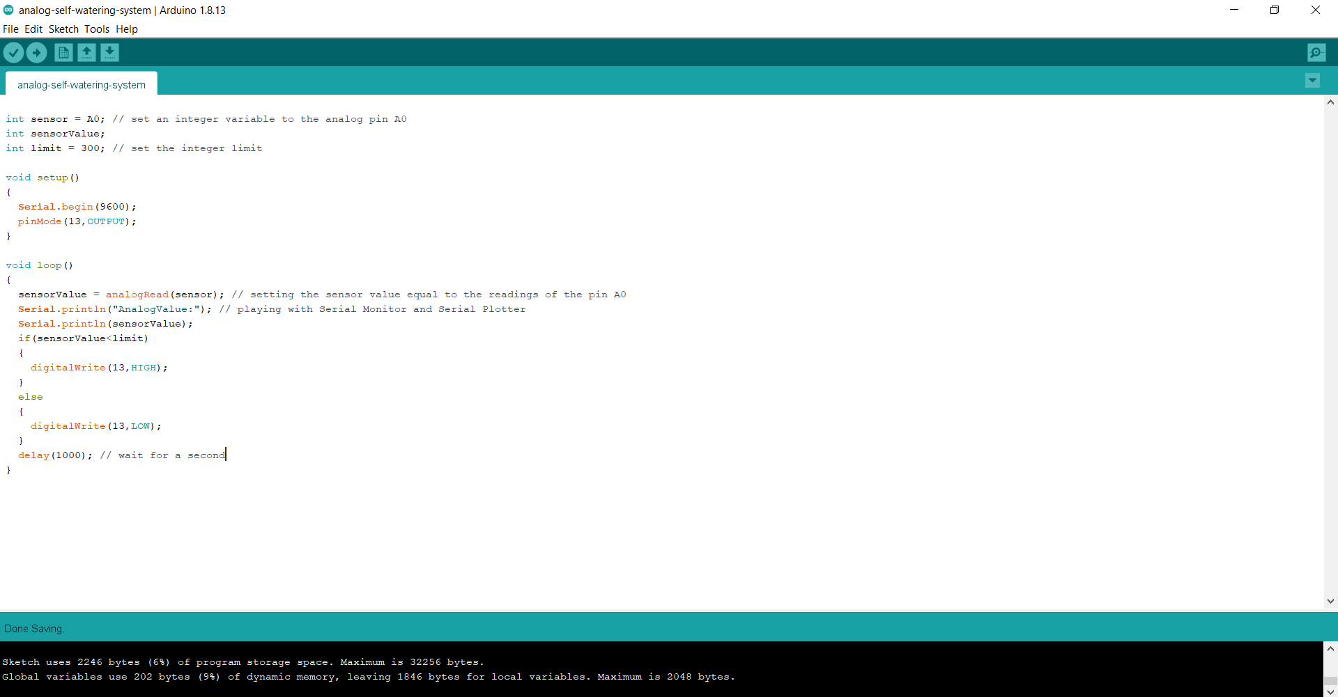 analog-self-watering-system V3 _ Arduino 1.8.13 13-03-2021 23_00_19.png