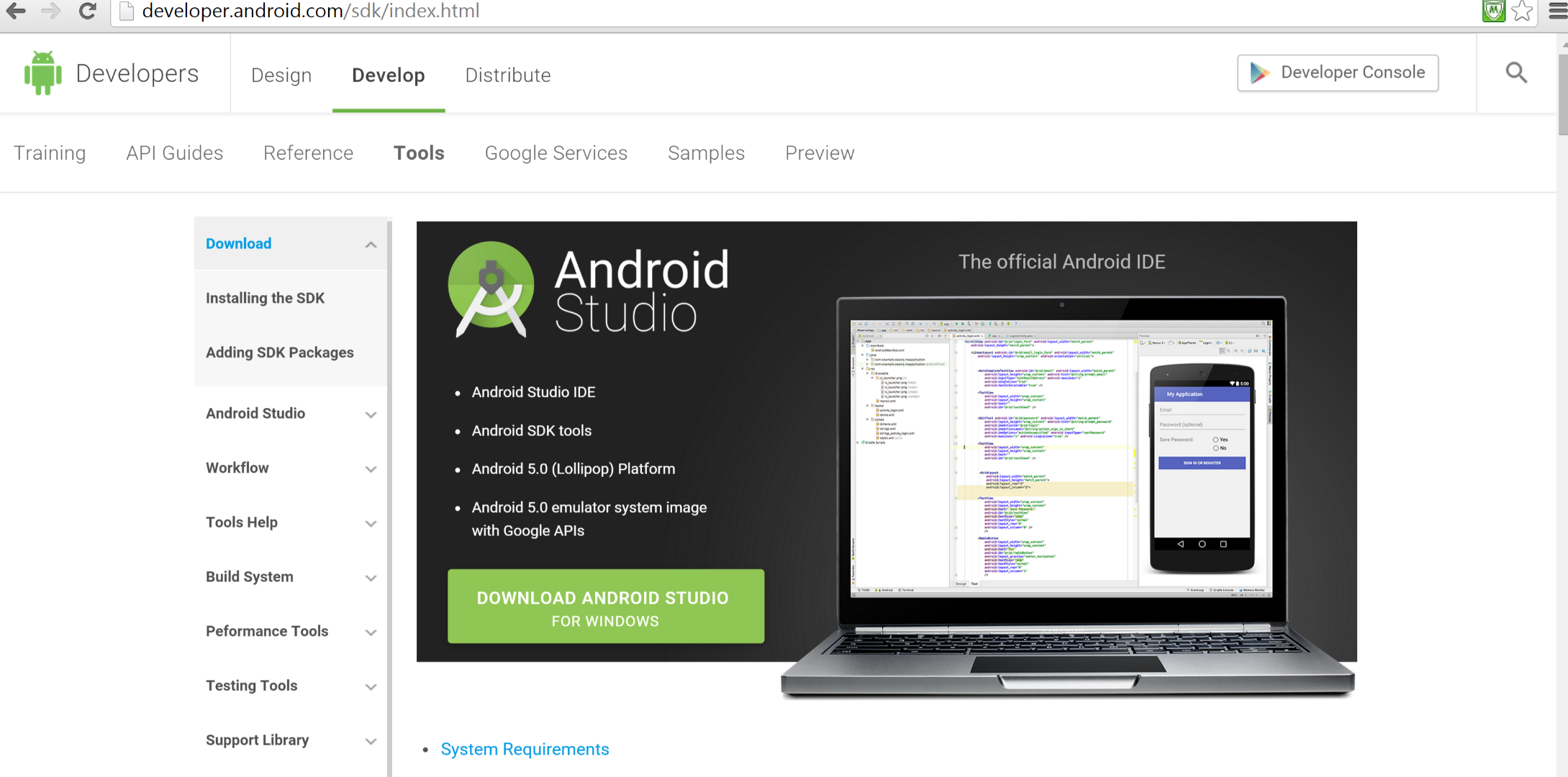 android sdk download.PNG