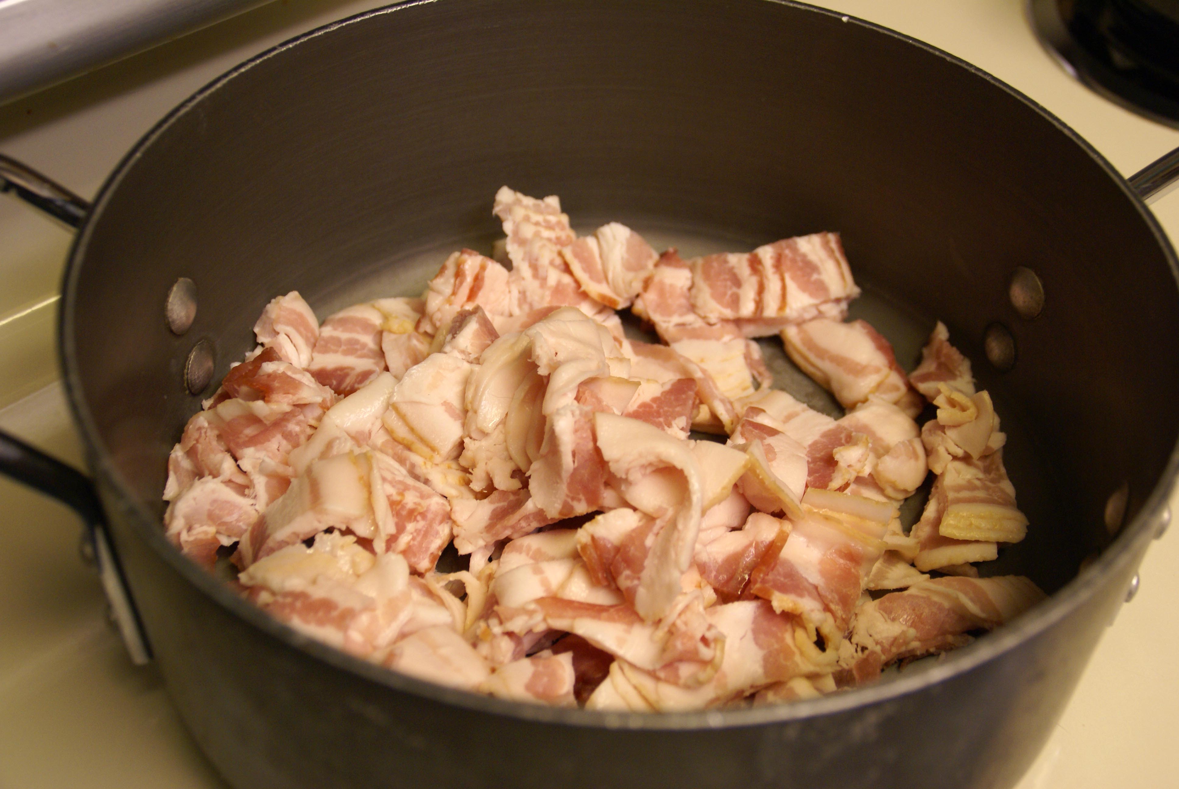 bacon put in pan.jpg