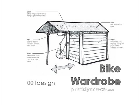 bike shed how to build - 001 Design