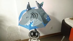 blinky shark umbrella