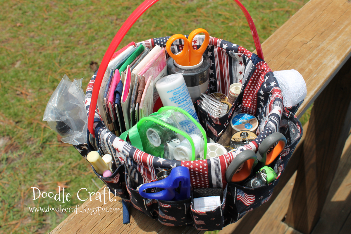 bucket bag ice cream pattern storage crafts.jpg