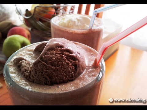 c4cooking's Nutella Pear Shake !! .. the chocolate lover's ultimate shake !