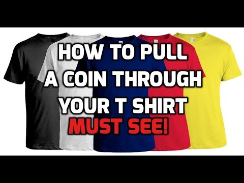 coin through shirt magic trick revealed! [MUST SEE]