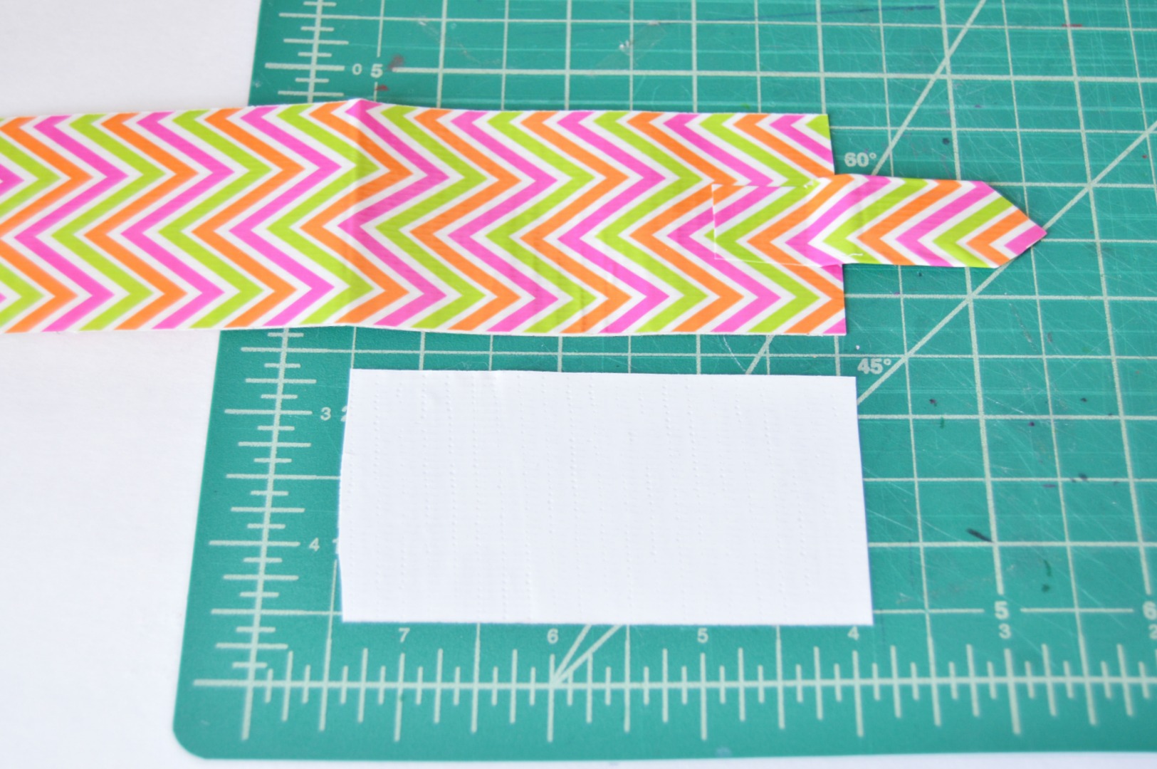 cut a contrasting color tape to cover the front.jpg