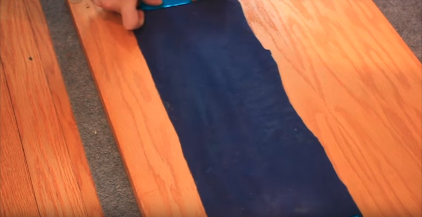 cut cloth longer than half your spines and slightly less high and tape it to a flat surface.jpg