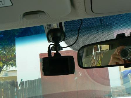 dash cam test mount works but is shaky.JPG