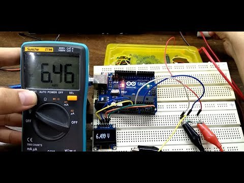 dc voltage measurement using arduino