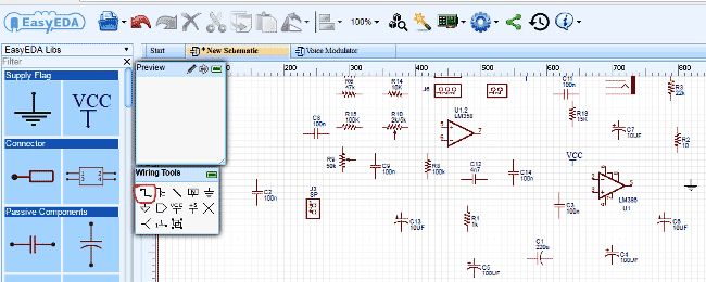 design-Circuit-of-Voice-Modulator-Circuit-with-EasyEDA-6.png