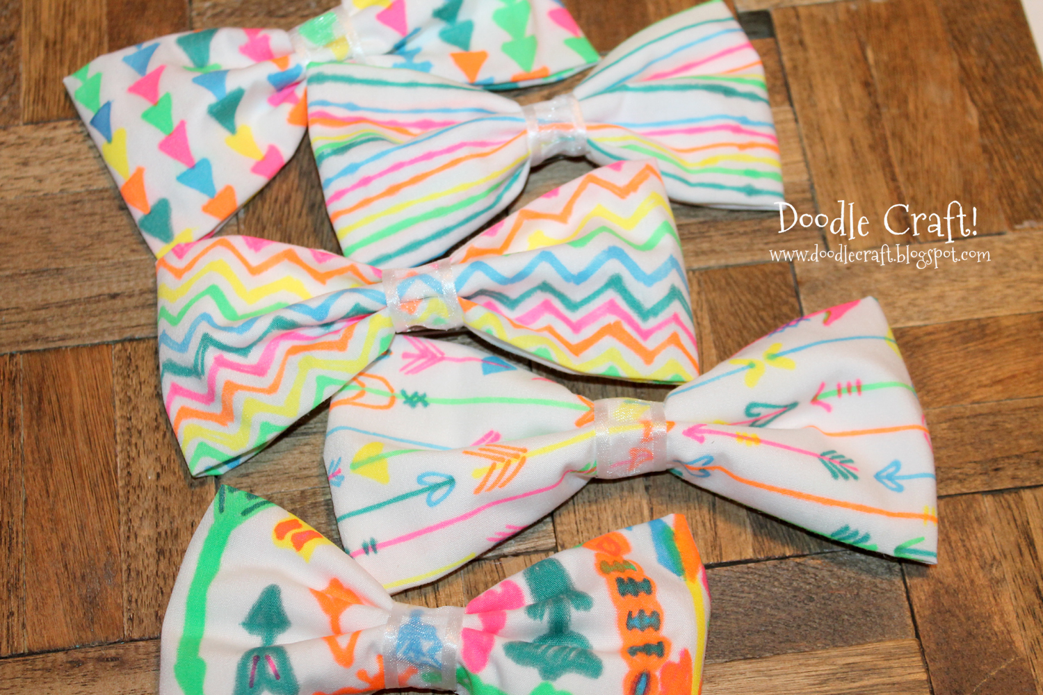 diy dye dyed fabric watercolor water color white and neon sharpies into hair bows trendy tween teen crafts projects simple tutorial hot glue no sewing sew (3).JPG