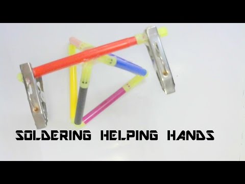 diy helping hands for soldering