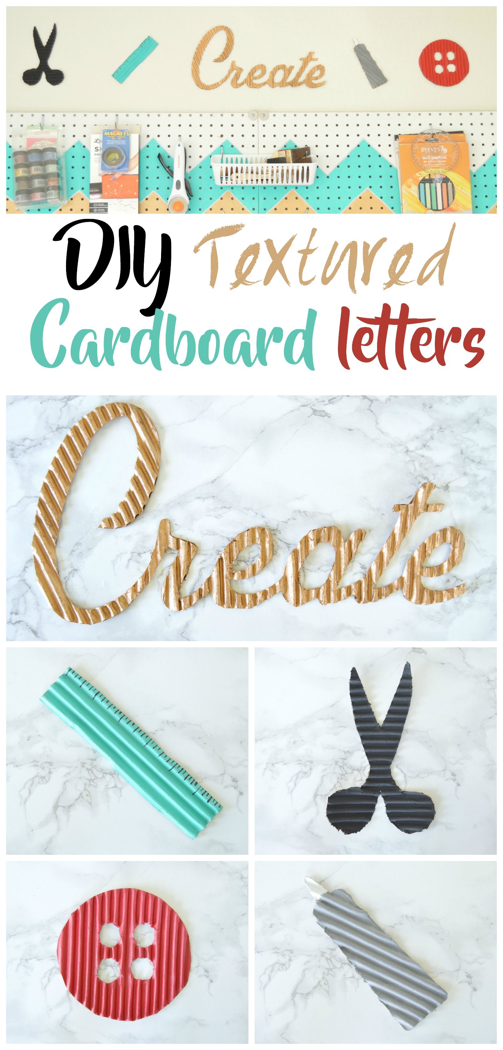 diy textured cardboard letters.jpg