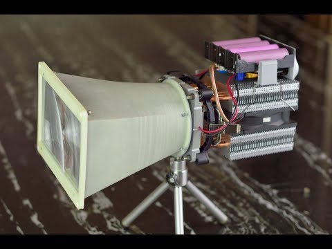 easily 3Dprint 2k 4k uhd projector part 1:the light source ;diy seachlight ;LED Torch ;flashlight