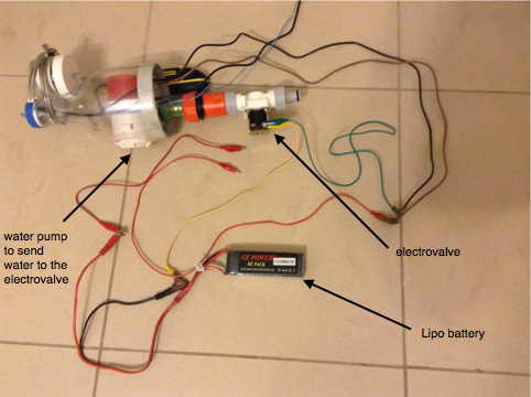 electrovalve and pump connected with the same battery.png