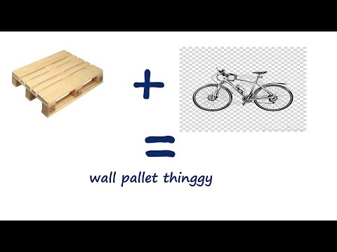 ep#11 Pallet wood bike wall mount