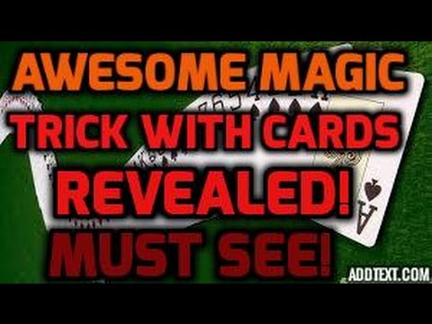 extremely crazy AWESOME! magic trick revealed! [MUST SEE] magic tricks with cards revealed