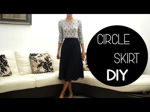 falda circular || circle midi skirt [Subtitled]