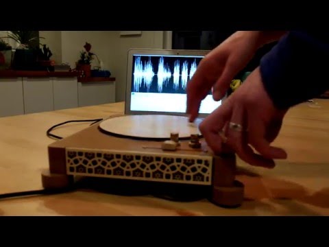 finger powered record player