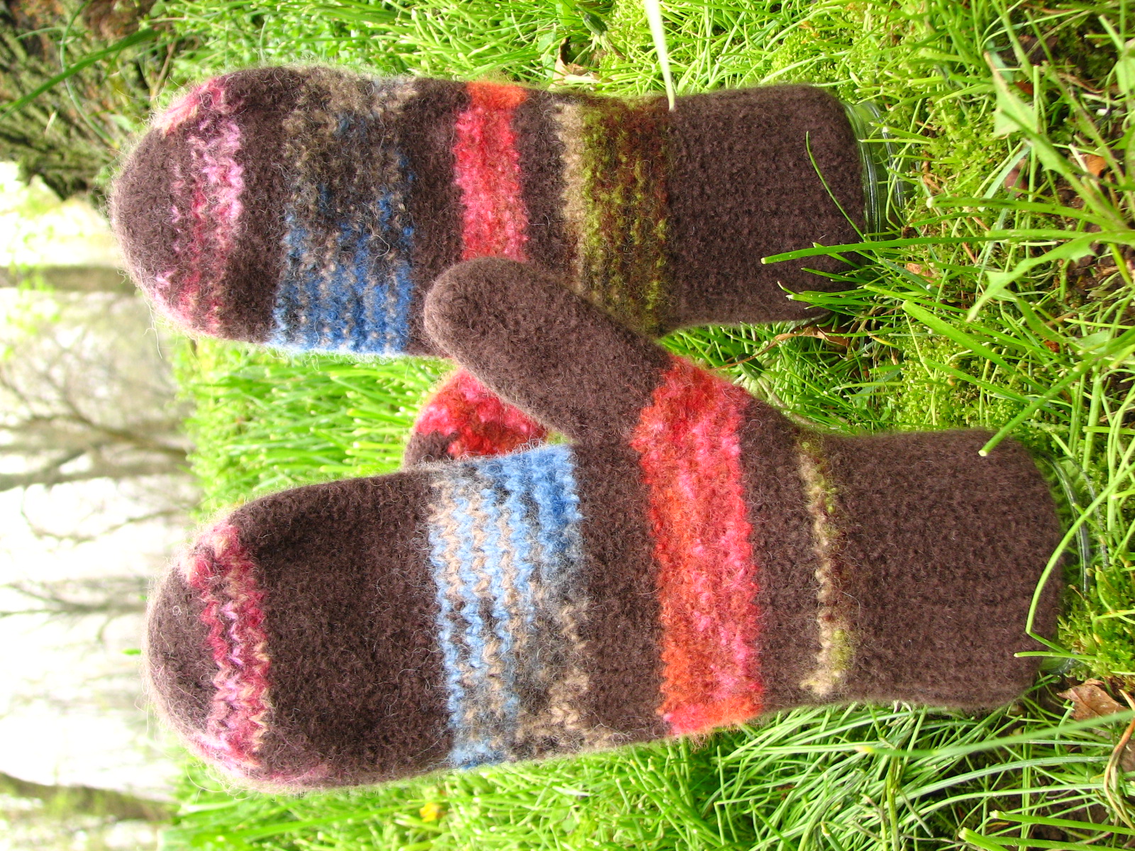 finished mittens!