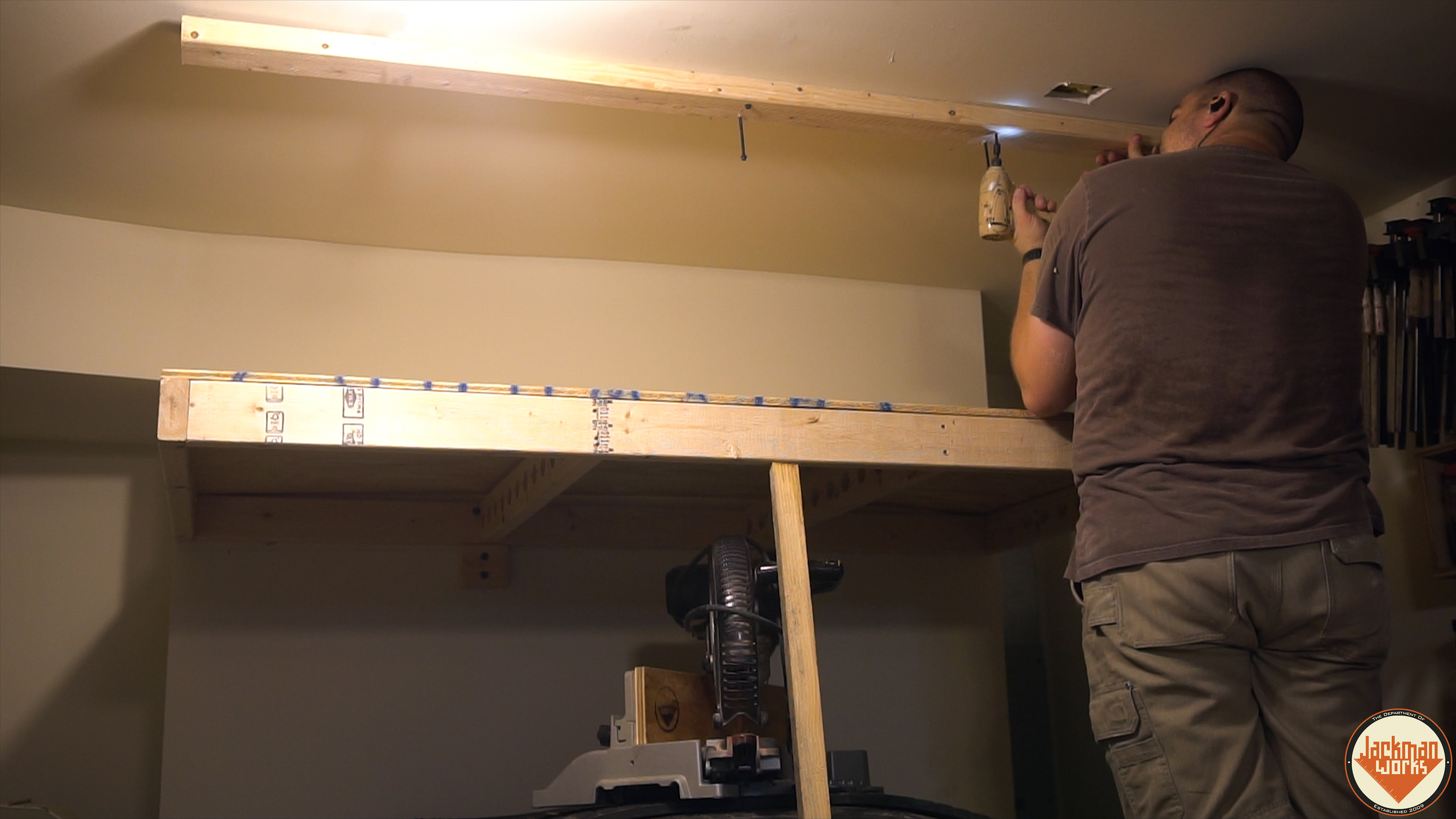 floating garage storage loft and clamp rack 18.jpg