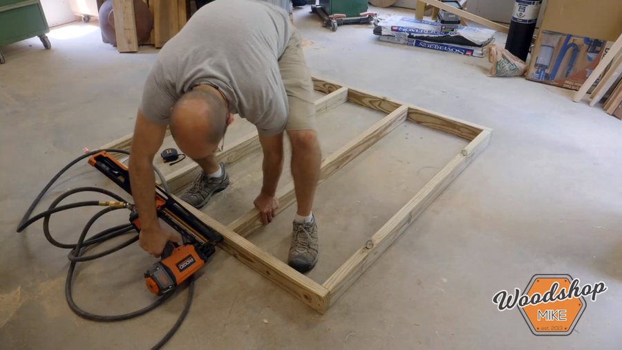 framing base of chicken coop _ How to make a DIY chicken coop.jpg