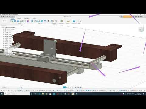 fusion 360 plotter desgin