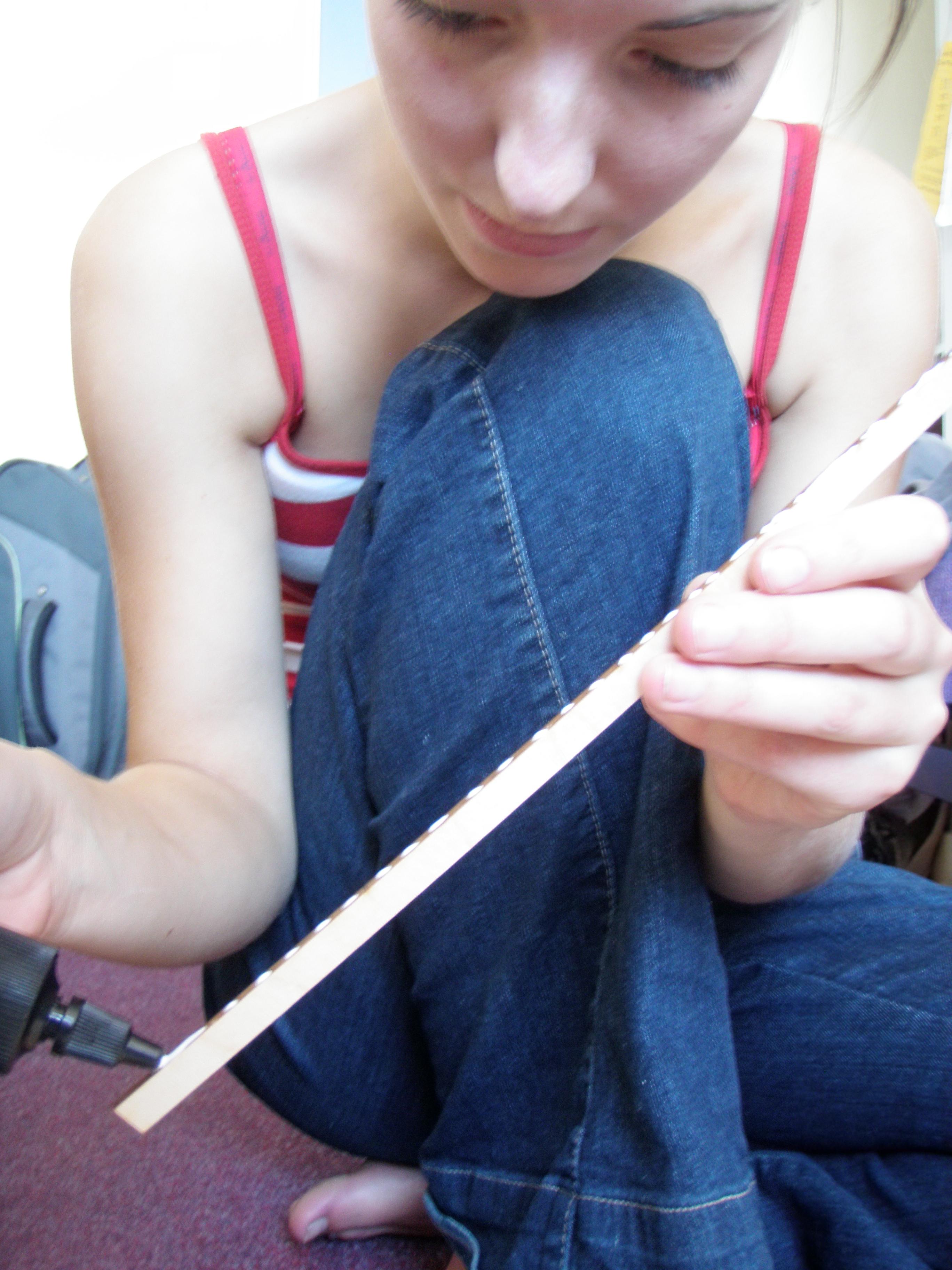 glueing_a_wall_clare.JPG