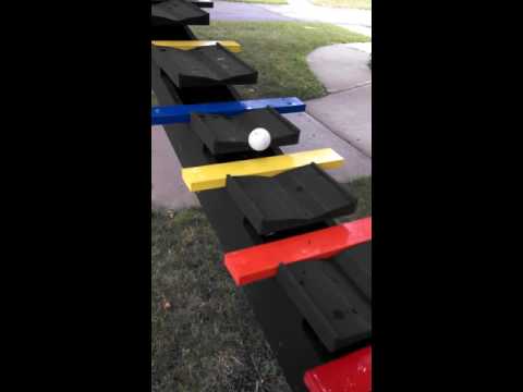 golf ball self playing xylophone