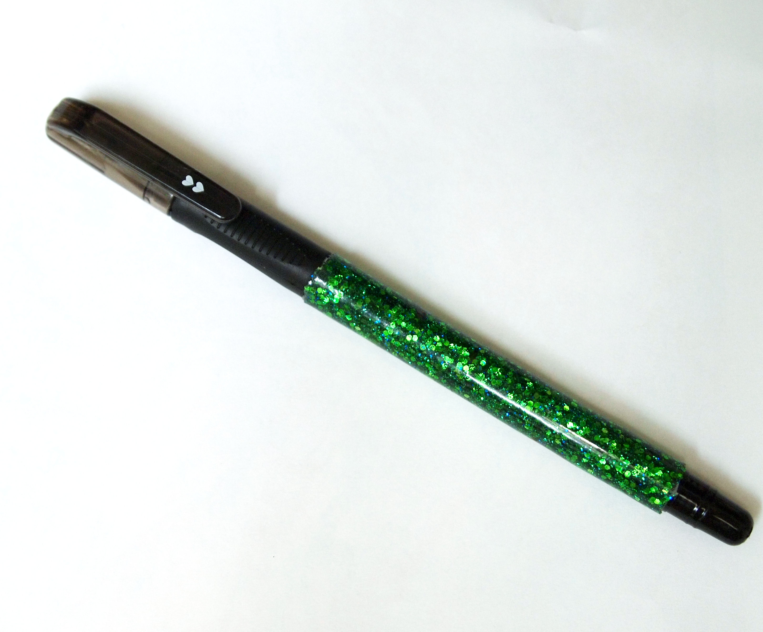 green glitter pen.JPG