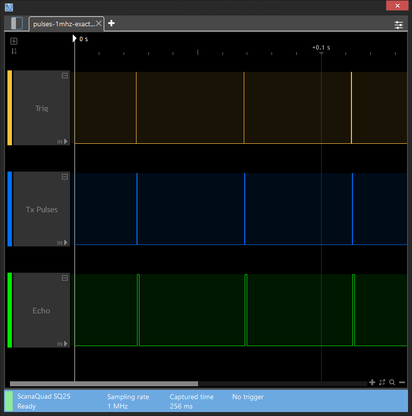 hcsr04-logicanalyser-threemeasurements.PNG