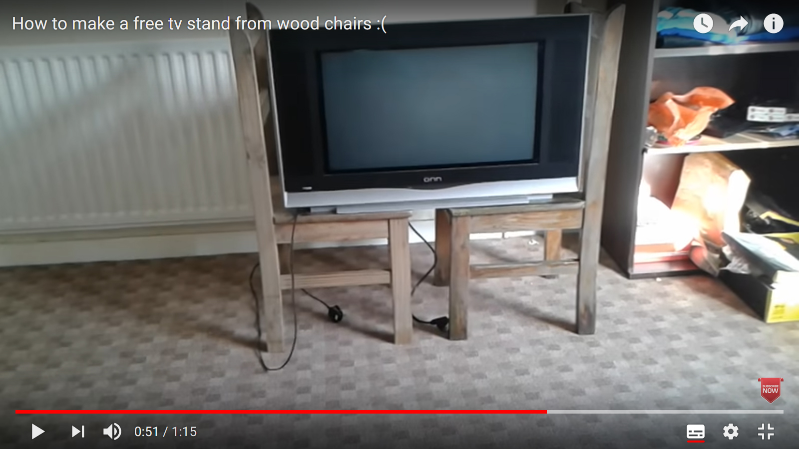 homemade tv stand nearly finish.jpg