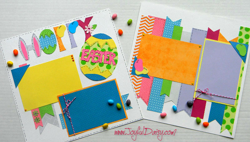 hoppy easter scrapbook pages.jpg