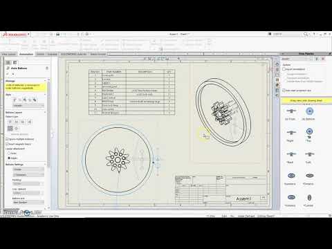 housing lid with gear bill of materials