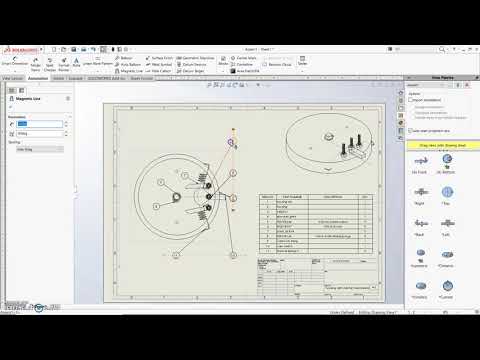 housing with ratchet mech and shaft and rings bill of materials